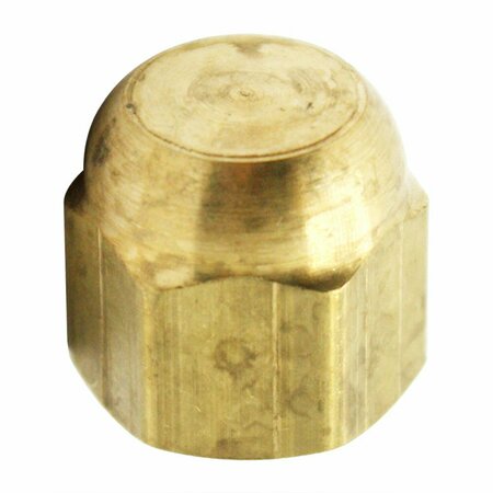 Thrifco Plumbing #40 5/16 Inch Brass Flare Cap 2/Pack 4401302